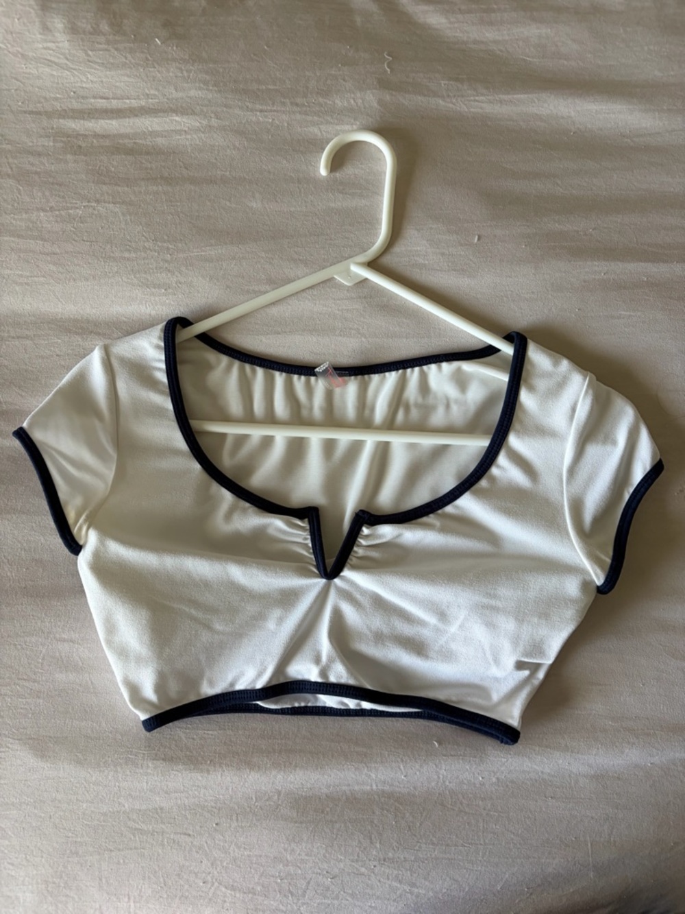 FP Movement by Free People White Crop Top
